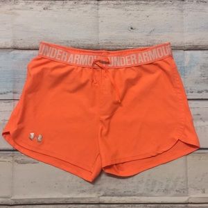 Orange Under Armour Shorts